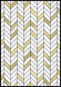 White gold marble texture poster