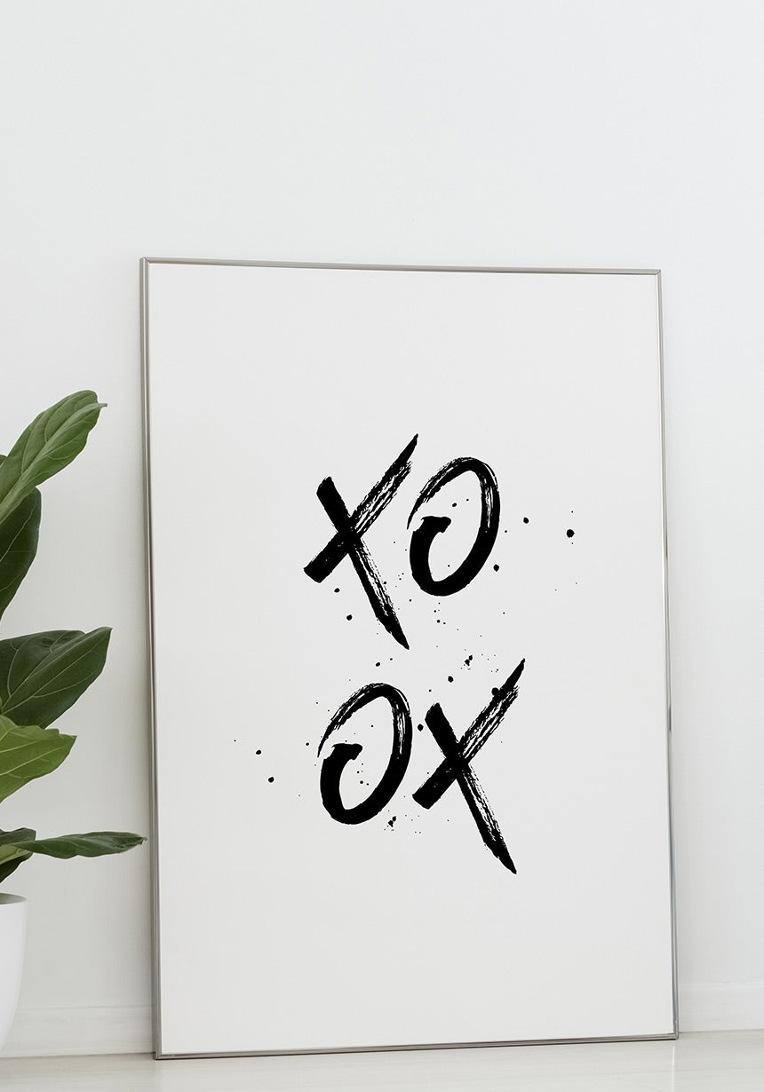 Xo Hugs and Kisses Poster for Home