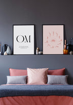 Poster Yoga Sunflower surya namaskar in the bedroom