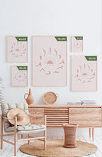Sun Green Yoga Poster
