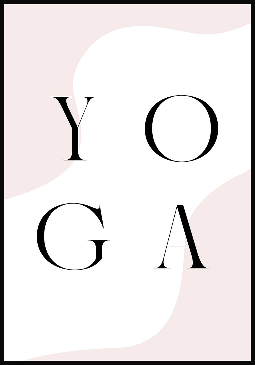 Poster Yoga Typography