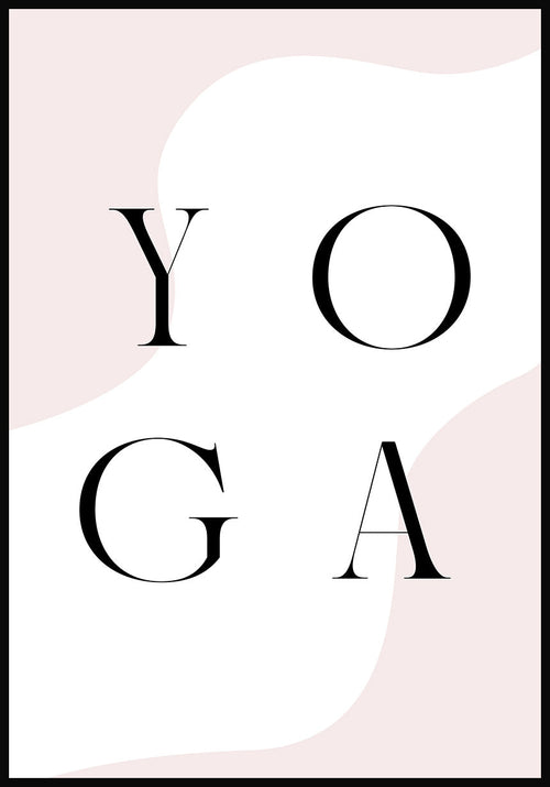 Poster Yoga Typography