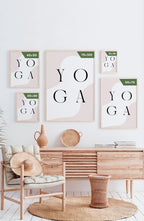 Poster Yoga Typography Poster Size