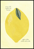 Poster Lemon when life hands you lemons