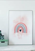Rainbow Poster Children pink in frame