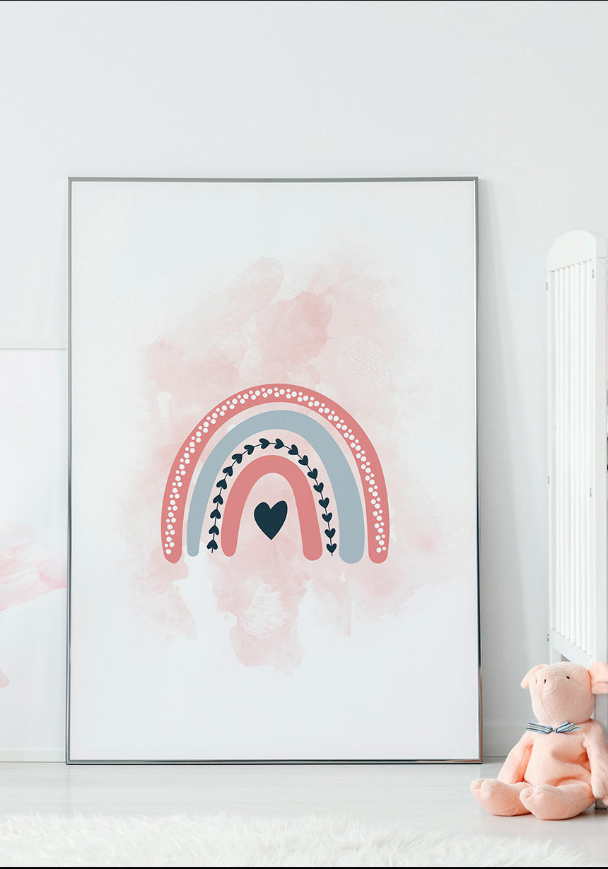Rainbow Poster Children pink with doll