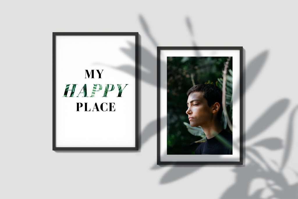 typography poster my happy place