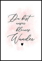 You are our little wonder pink poster
