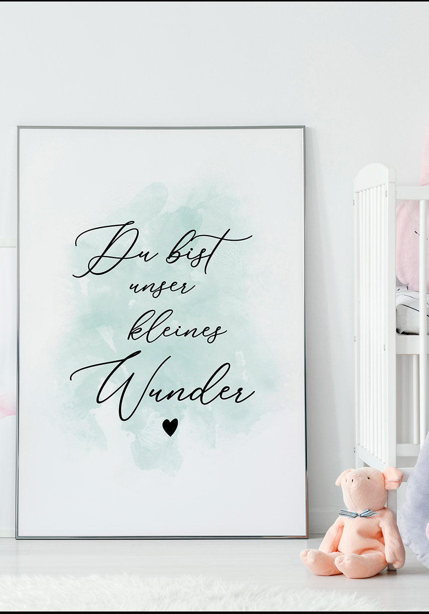 You are our little miracle poster children's room