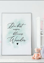 You are our little miracle poster children's room