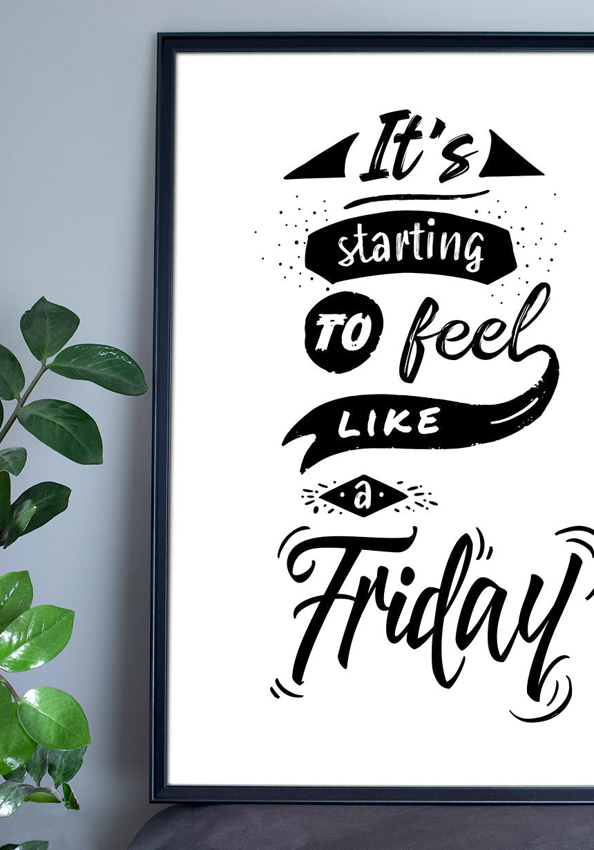 weekend poster black white