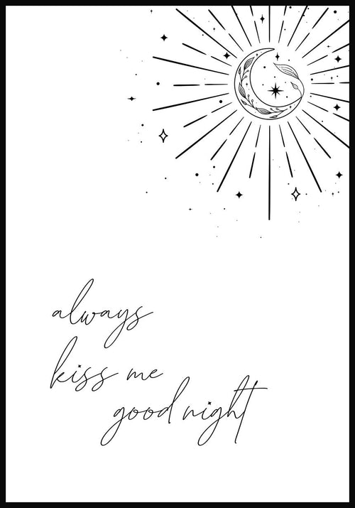 type poster always kiss me goodnight