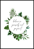 Motivating Poster Believe in yourself and go for it