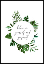 Motivating Poster Believe in yourself and go for it