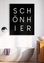 Beautiful here poster for home