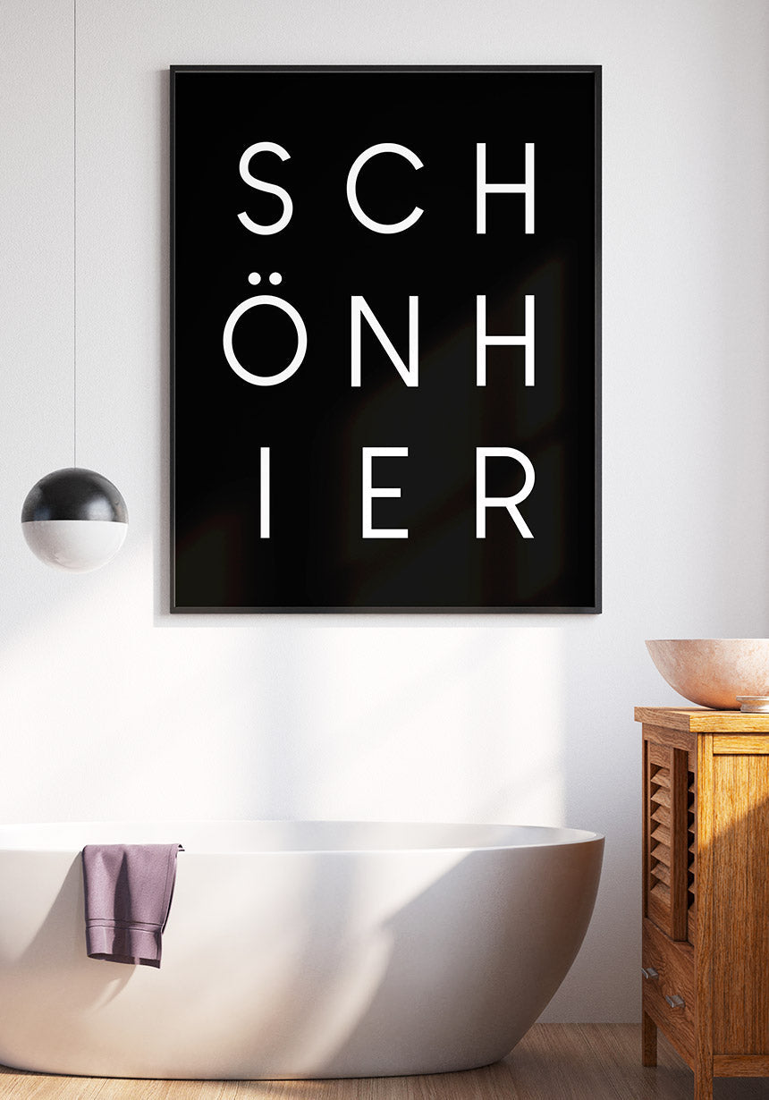 Beautiful here poster for home