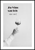 I never say no poster