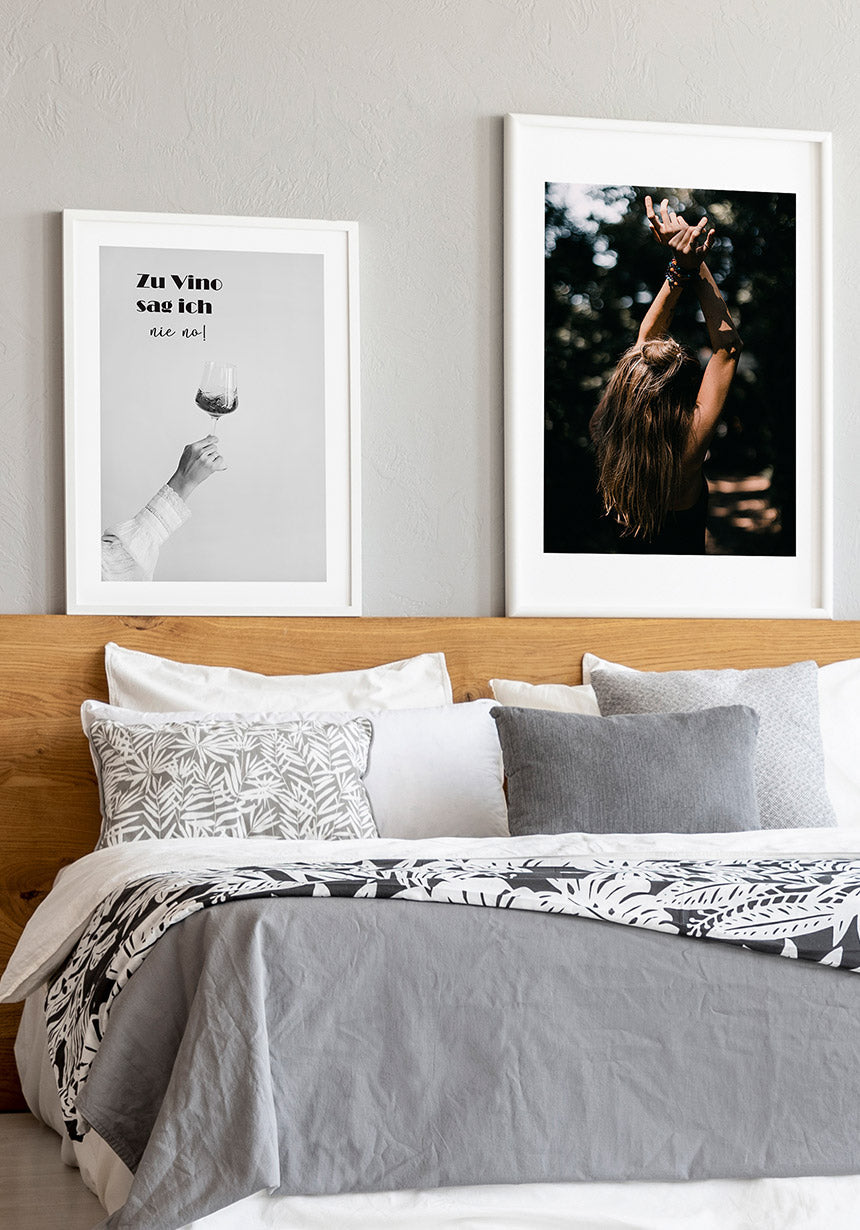 To vino I never say no poster in the frame